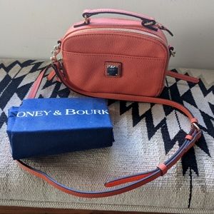 Authentic Dooney & Bourke crossbody bag, orange